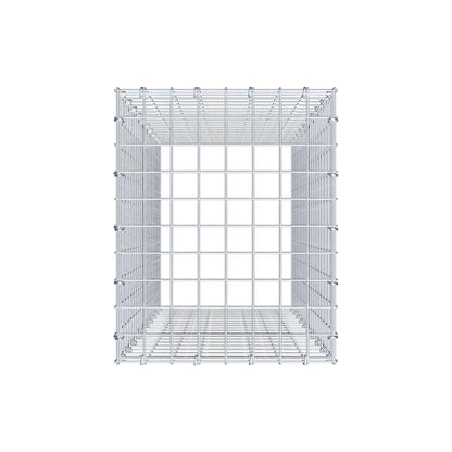 Anbaugabione Typ 3 100 cm x 40 cm x 50 cm (L x H x T), Maschenweite 5 cm x 5 cm, C-Ring