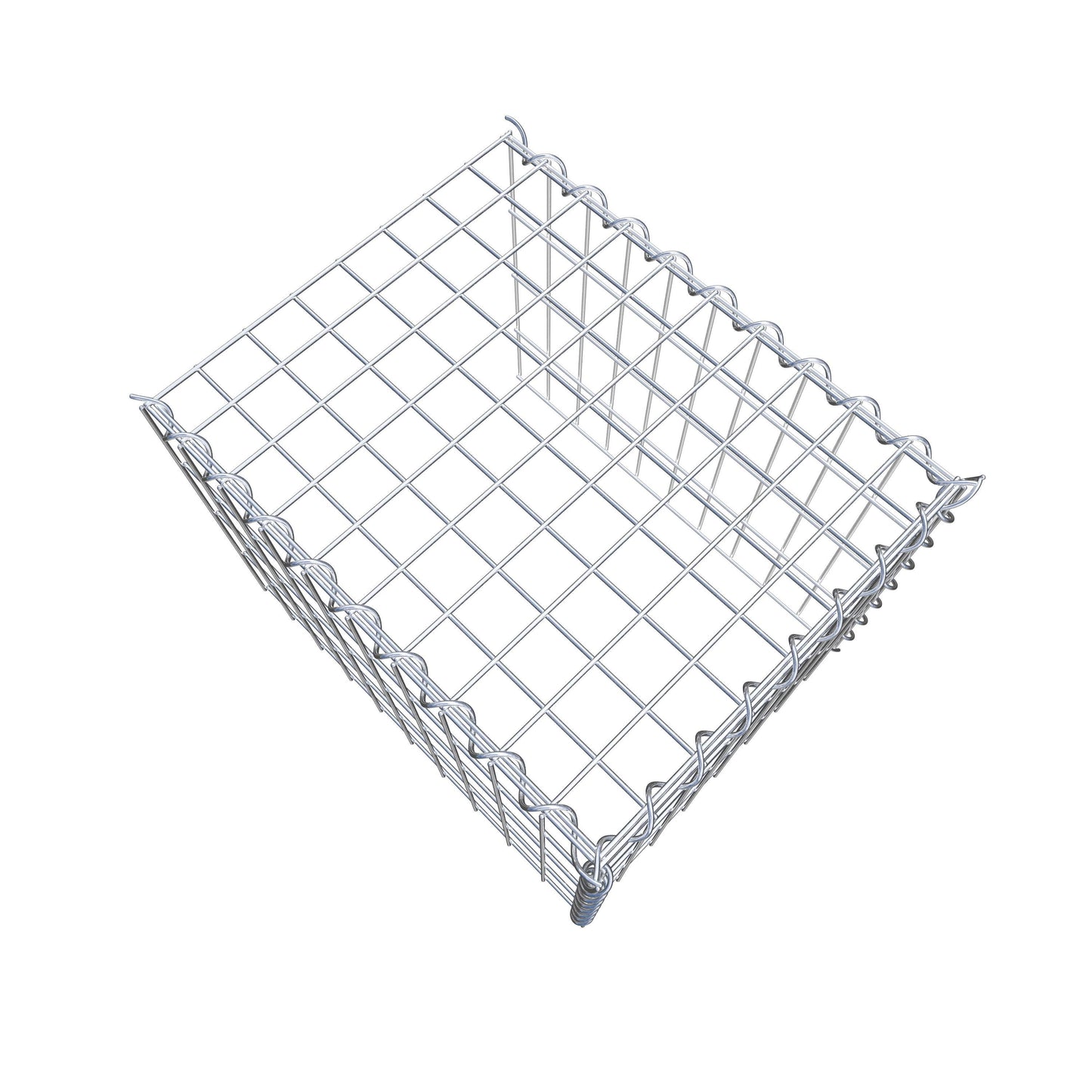 Add-on schanskorf type 4 50 cm x 40 cm x 40 cm (L x H x D), maaswijdte 5 cm x 10 cm, spiraalvormig