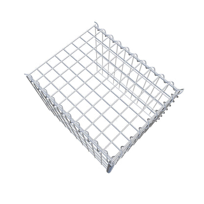 Add-on schanskorf type 4 50 cm x 40 cm x 40 cm (L x H x D), maaswijdte 5 cm x 10 cm, spiraalvormig