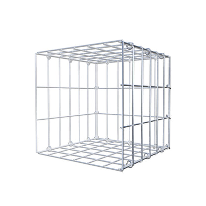 Gabião tipo 2 30 cm x 30 cm x 30 cm, malhagem 5 cm x 10 cm, anel C