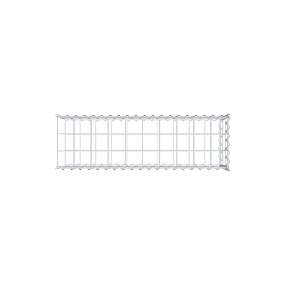 Add-on schanskorf type 2 100 cm x 30 cm x 30 cm (L x H x D), maaswijdte 10 cm x 10 cm, spiraal