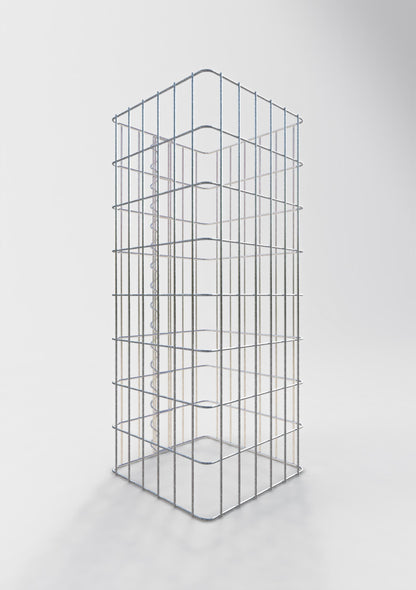 Colonna di gabbioni, angolare 32 cm x 32 cm, alta 80 cm, MW 5 cm x 10 cm