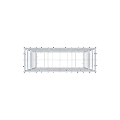 Schanskorf 100 cm x 60 cm x 20 cm (L x H x D), maaswijdte 10 cm x 10 cm, C-ring