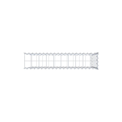 Add-on schanskorf type 2 100 cm x 60 cm x 20 cm (L x H x D), maaswijdte 10 cm x 10 cm, spiraal