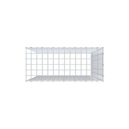 Monteret gabion type 4 100 cm x 70 cm x 30 cm (L x H x D), maskestørrelse 5 cm x 5 cm, C-ring