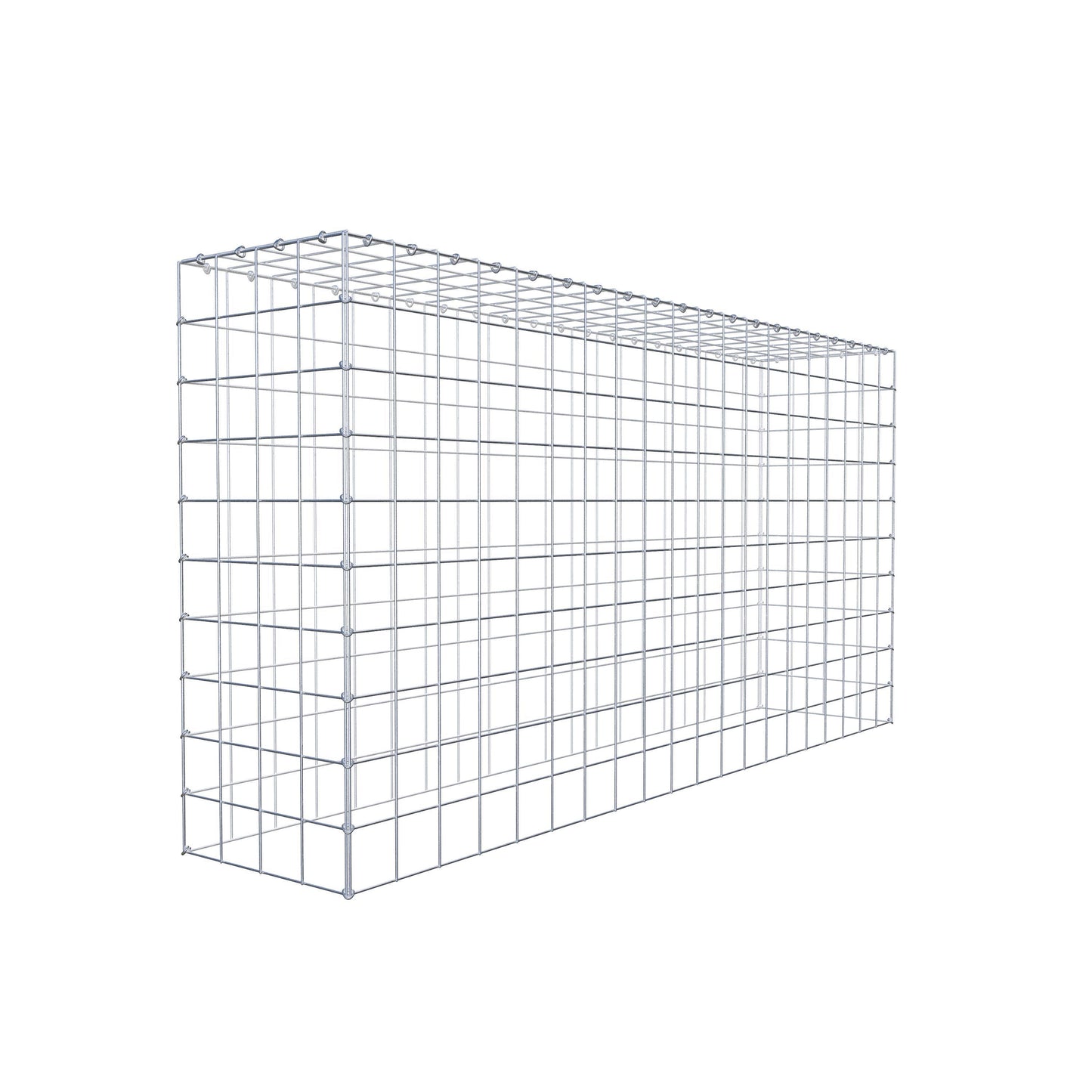 Opzetpaal type 3 200 cm x 100 cm x 40 cm (L x H x D), maaswijdte 10 cm x 10 cm, C-ring