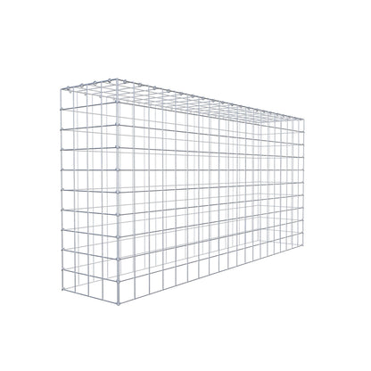 Opzetpaal type 3 200 cm x 100 cm x 40 cm (L x H x D), maaswijdte 10 cm x 10 cm, C-ring
