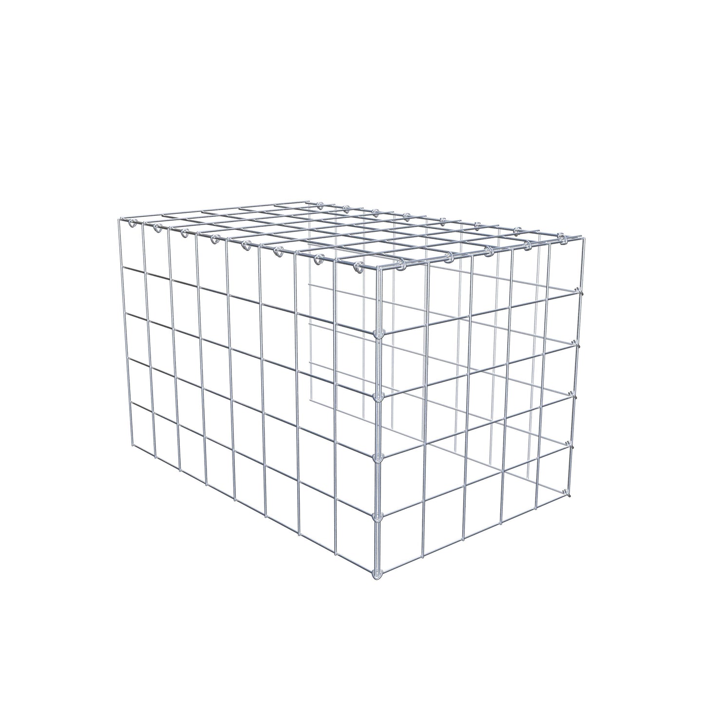Toegevoegde pool type 4 80 cm x 50 cm x 50 cm (L x H x D), maaswijdte 10 cm x 10 cm, C-ring