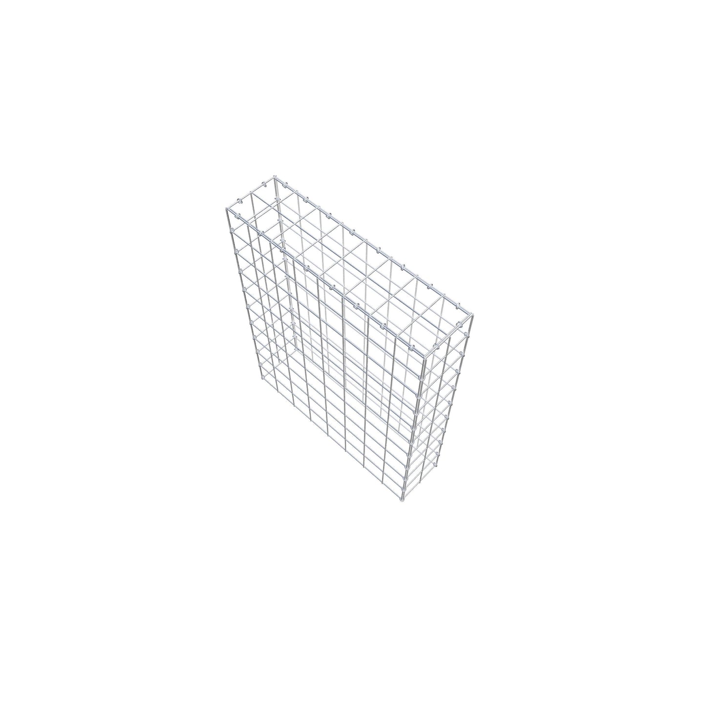 Anbaugabione Typ 3 100 cm x 80 cm x 20 cm (L x H x T), Maschenweite 10 cm x 10 cm, C-Ring