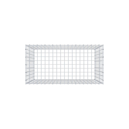 Type 3 oplegkorf 100 cm x 90 cm x 50 cm (L x H x D), maaswijdte 5 cm x 10 cm, C-ring