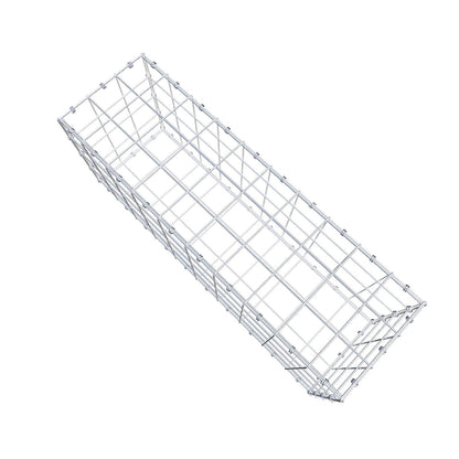 Schanskorf 100 cm x 40 cm x 30 cm (L x H x D), maaswijdte 10 x 10 cm, spiraalring