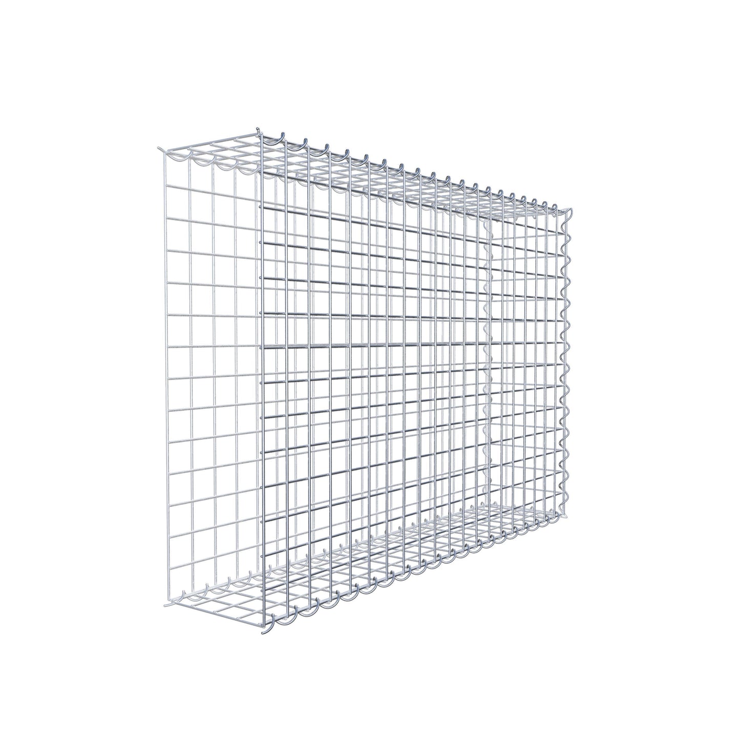 Add-on schanskorf type 2 100 cm x 70 cm x 20 cm (L x H x D), maaswijdte 5 cm x 5 cm, spiraalvormig