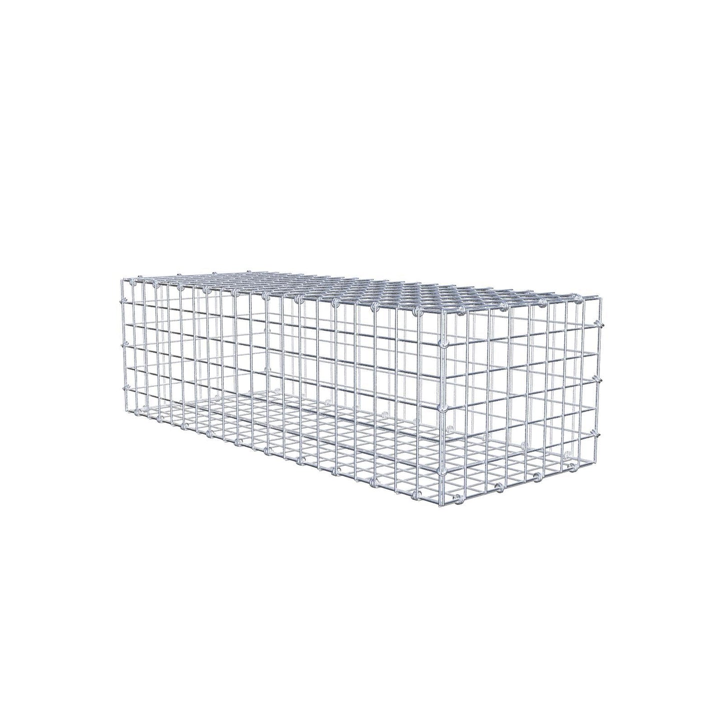 Schanskorf 100 cm x 30 cm x 40 cm (L x H x D), maaswijdte 5 x 5 cm, spiraalring