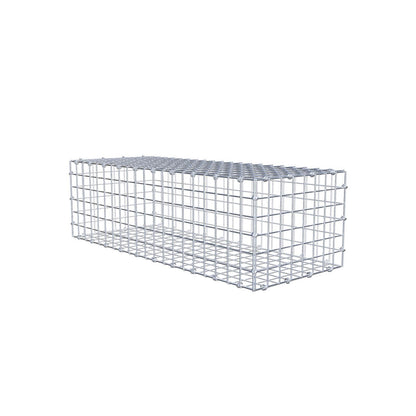 Schanskorf 100 cm x 30 cm x 40 cm (L x H x D), maaswijdte 5 x 5 cm, spiraalring
