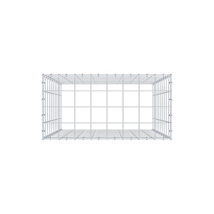 Gabião Tipo 3 100 cm x 80 cm x 40 cm (C x A x P), malhagem 10 cm x 10 cm, anel C