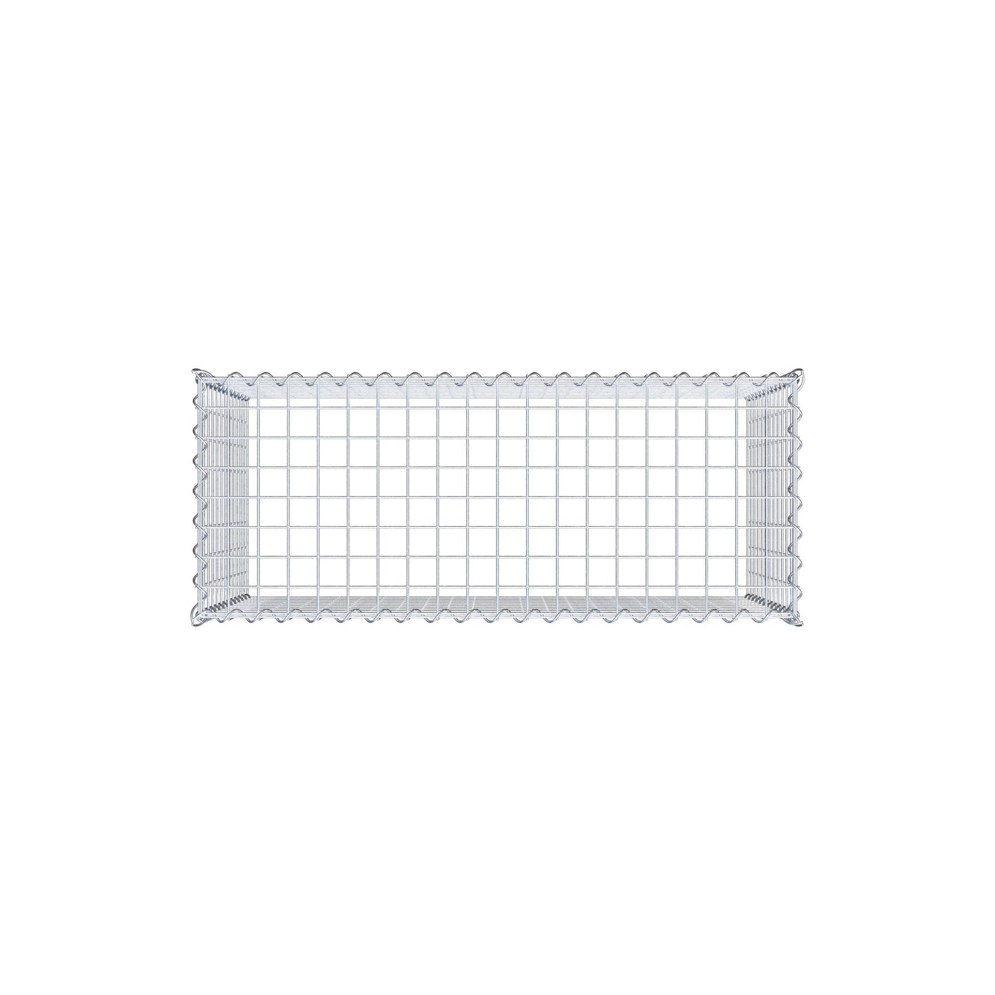 Add-on schanskorf type 3 100 cm x 60 cm x 40 cm (L x H x D), maaswijdte 5 cm x 5 cm, spiraalvormig