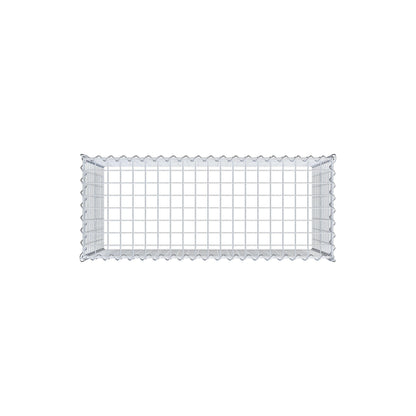 Add-on schanskorf type 3 100 cm x 60 cm x 40 cm (L x H x D), maaswijdte 5 cm x 5 cm, spiraalvormig