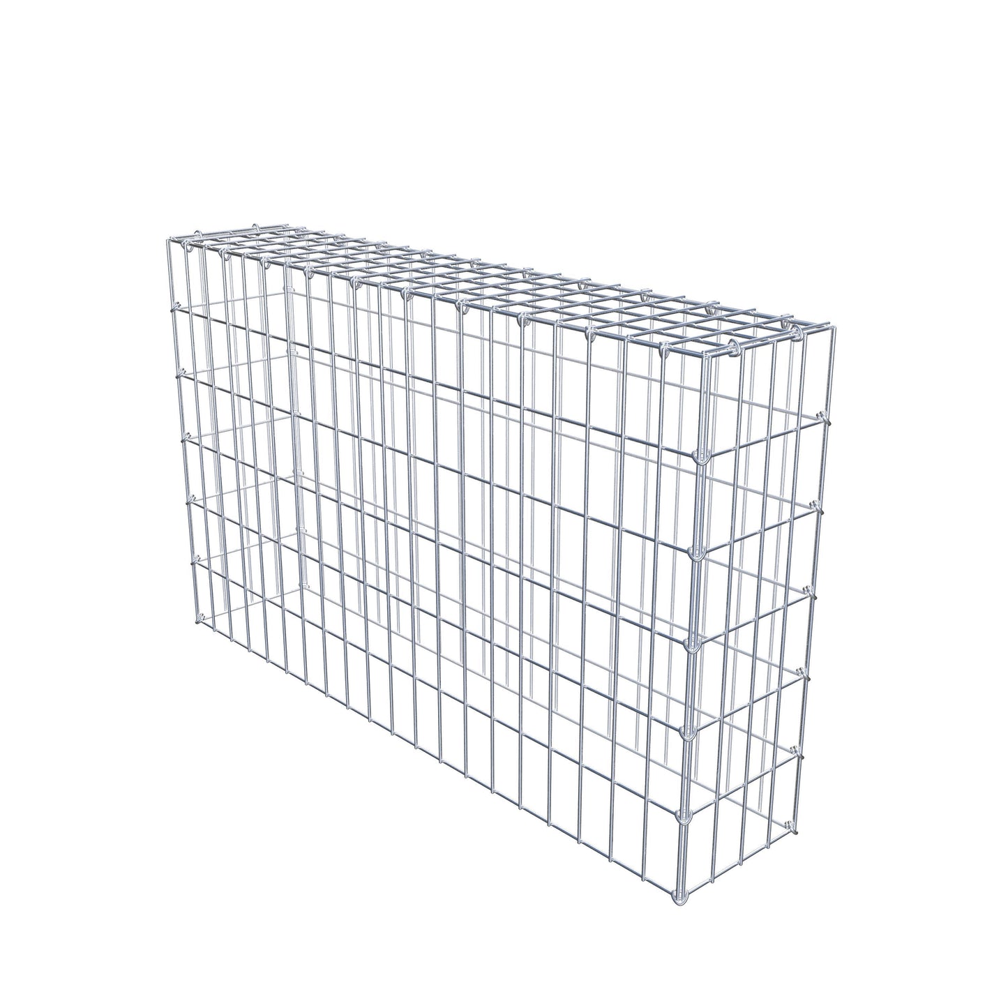 Type 3 oplegkorf 100 cm x 60 cm x 20 cm (L x H x D), maaswijdte 5 cm x 10 cm, C-ring
