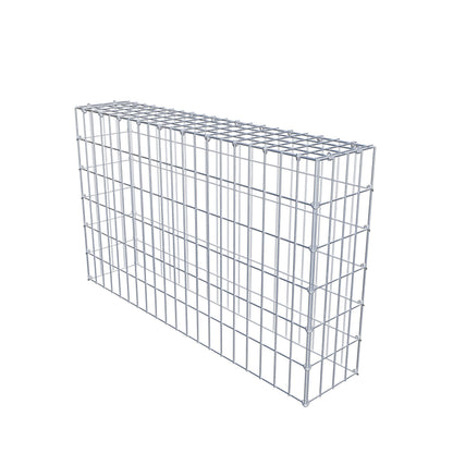 Type 3 oplegkorf 100 cm x 60 cm x 20 cm (L x H x D), maaswijdte 5 cm x 10 cm, C-ring