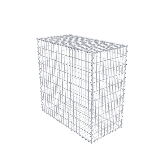 Set di 2 gabbioni 100 cm x 100 cm x 50 cm (L x H x P), maglia 5 x 10 cm, a spirale