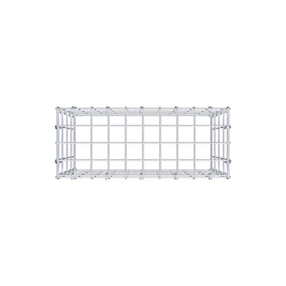 Gabião Tipo 3 50 cm x 40 cm x 20 cm (C x A x P), malhagem 5 cm x 10 cm, anel C