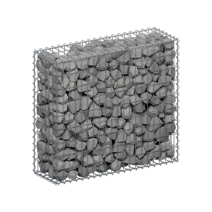 Gabion 100 cm x 90 cm x 30 cm (L x H x D), maskstorlek 5 cm x 10 cm, spiral