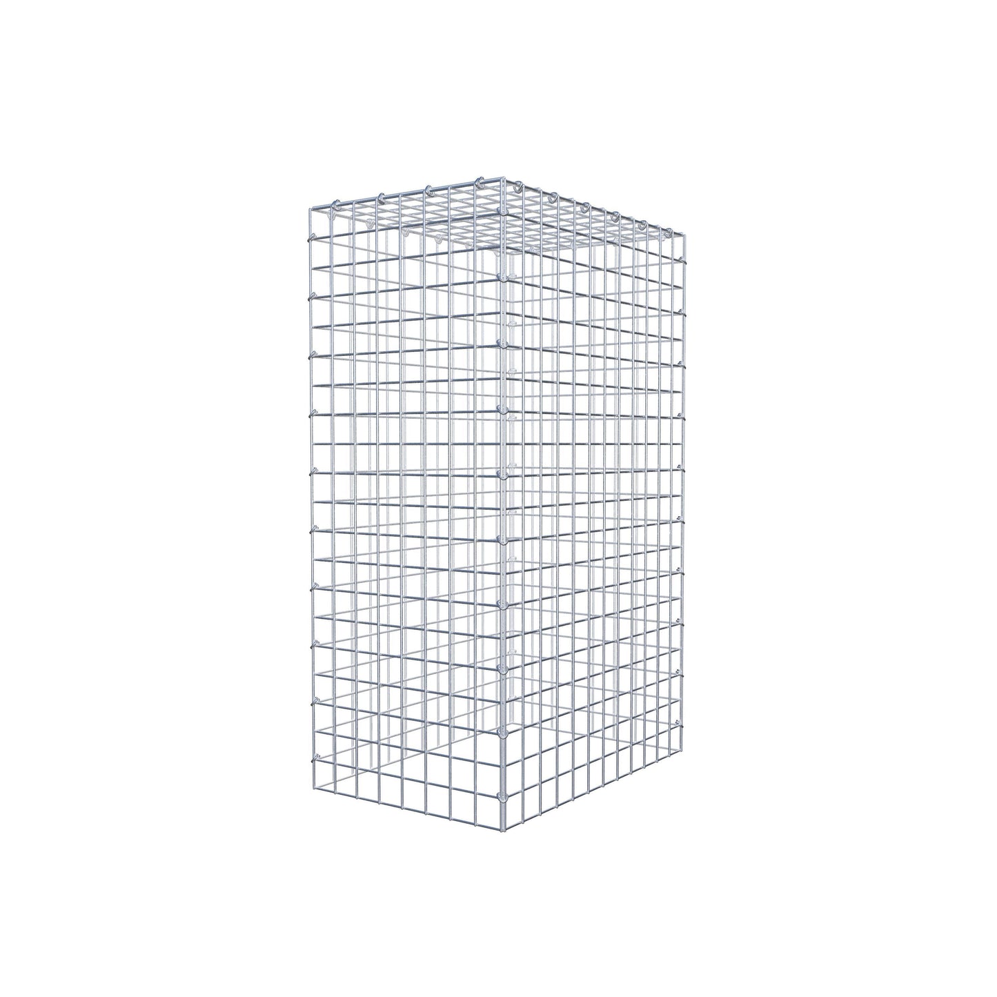 Gabião Tipo 3 100 cm x 60 cm x 40 cm (C x A x P), malhagem 5 cm x 5 cm, anel C