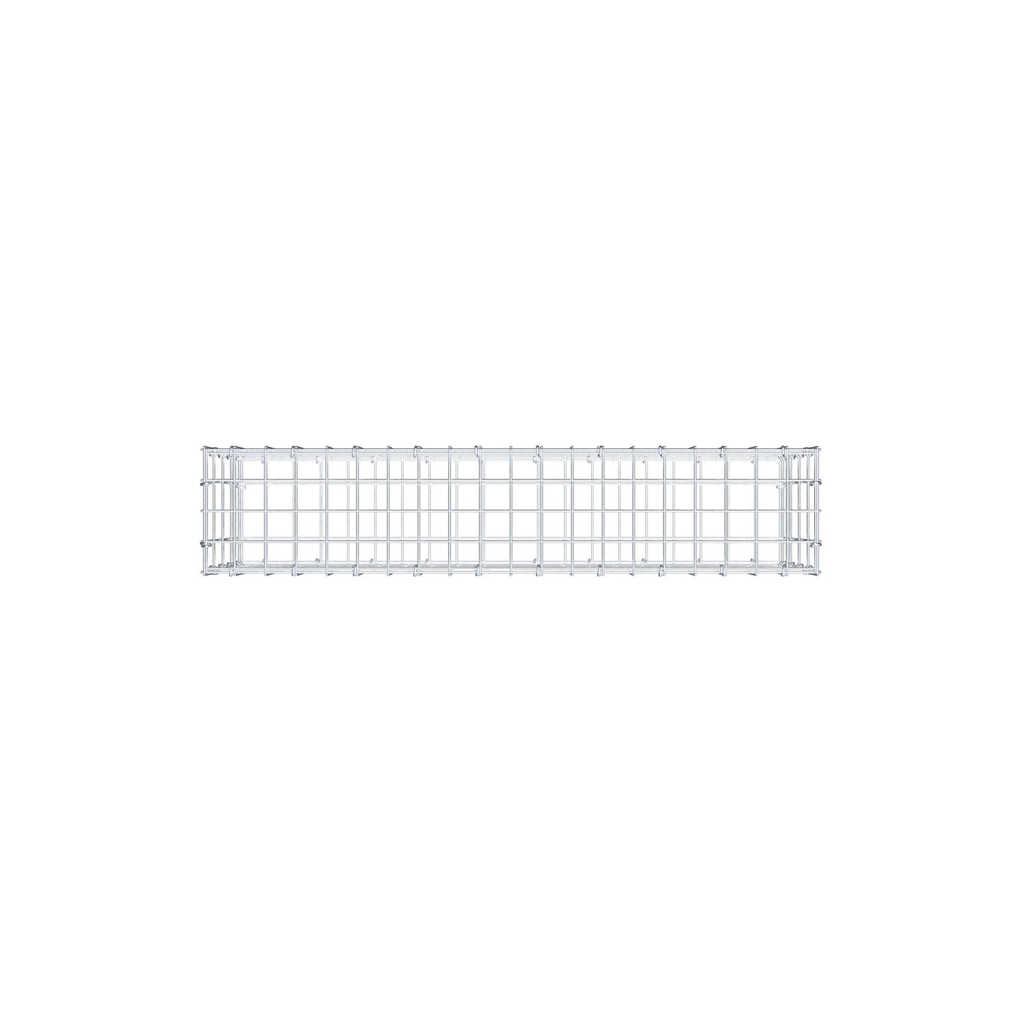 Gabione 100 cm x 40 cm x 20 cm (L x H x T), Maschenweite 5 cm x 10 cm, C-Ring