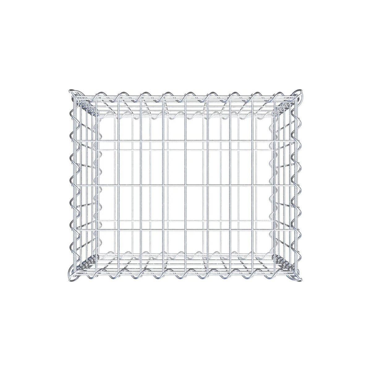 Gabion 50 cm x 40 cm x 40 cm (L x H x P), mailles 5 cm x 10 cm, spirale