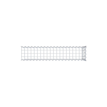 Add-on schanskorf type 4 100 cm x 40 cm x 20 cm (L x H x D), maaswijdte 5 cm x 10 cm, spiraalvormig