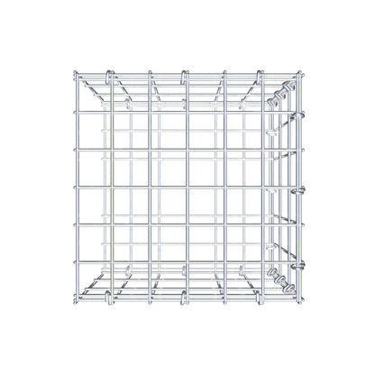 Gabião tipo 2 30 cm x 30 cm x 30 cm, malhagem 5 cm x 10 cm, anel C