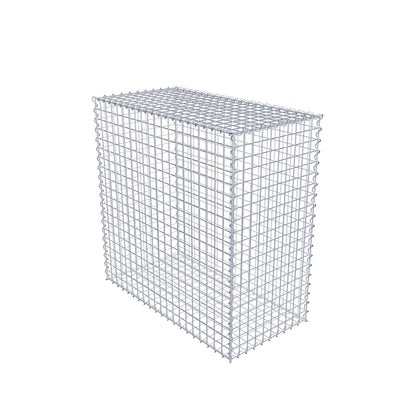 Gabion 100 cm x 100 cm x 50 cm (L x H x D), maskstorlek 5 cm x 5 cm, spiral