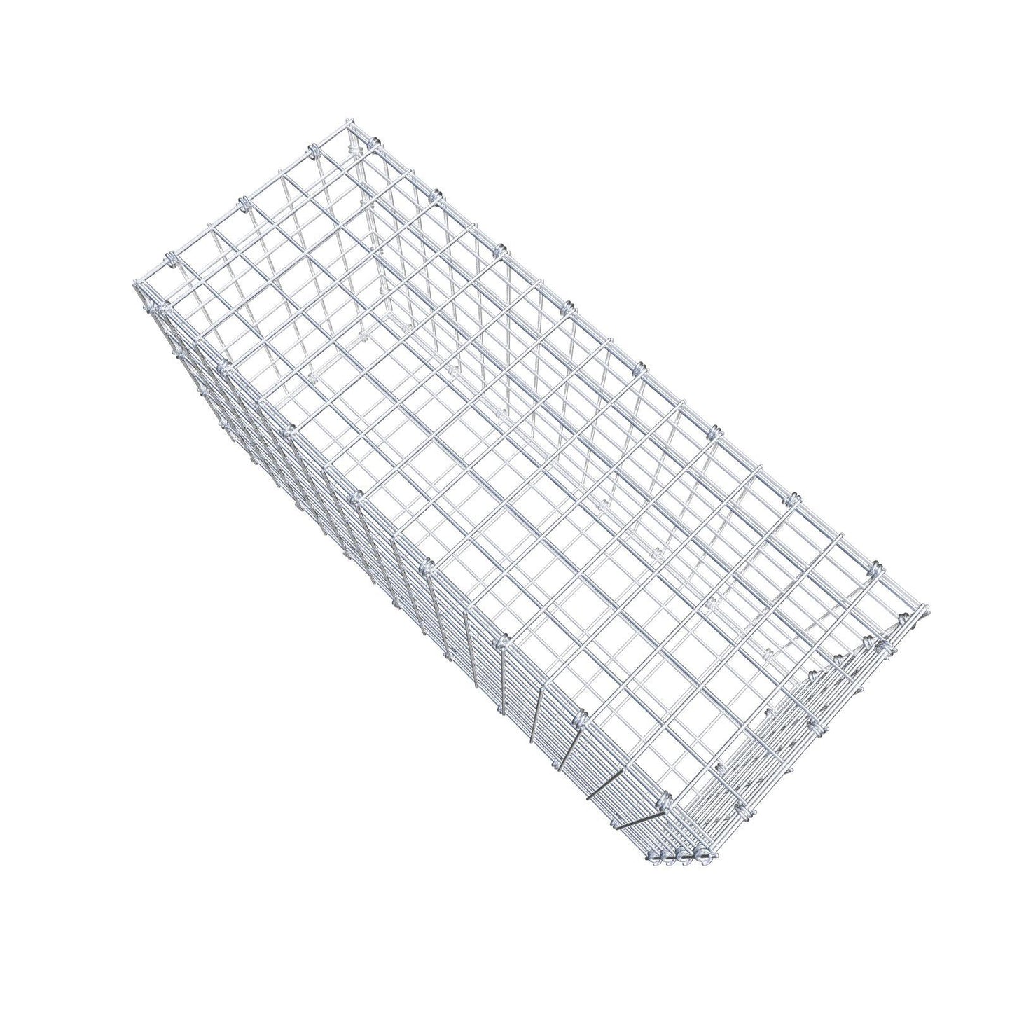 Schanskorf 80 cm x 40 cm x 30 cm (L x H x D), maaswijdte 5 x 5 cm, spiraalring