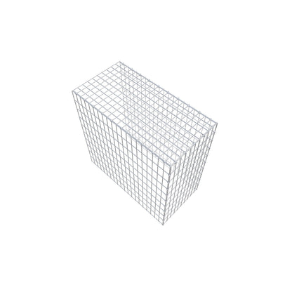 Monteret gabion type 4 100 cm x 100 cm x 50 cm (L x H x D), maskestørrelse 5 cm x 10 cm, C-ring