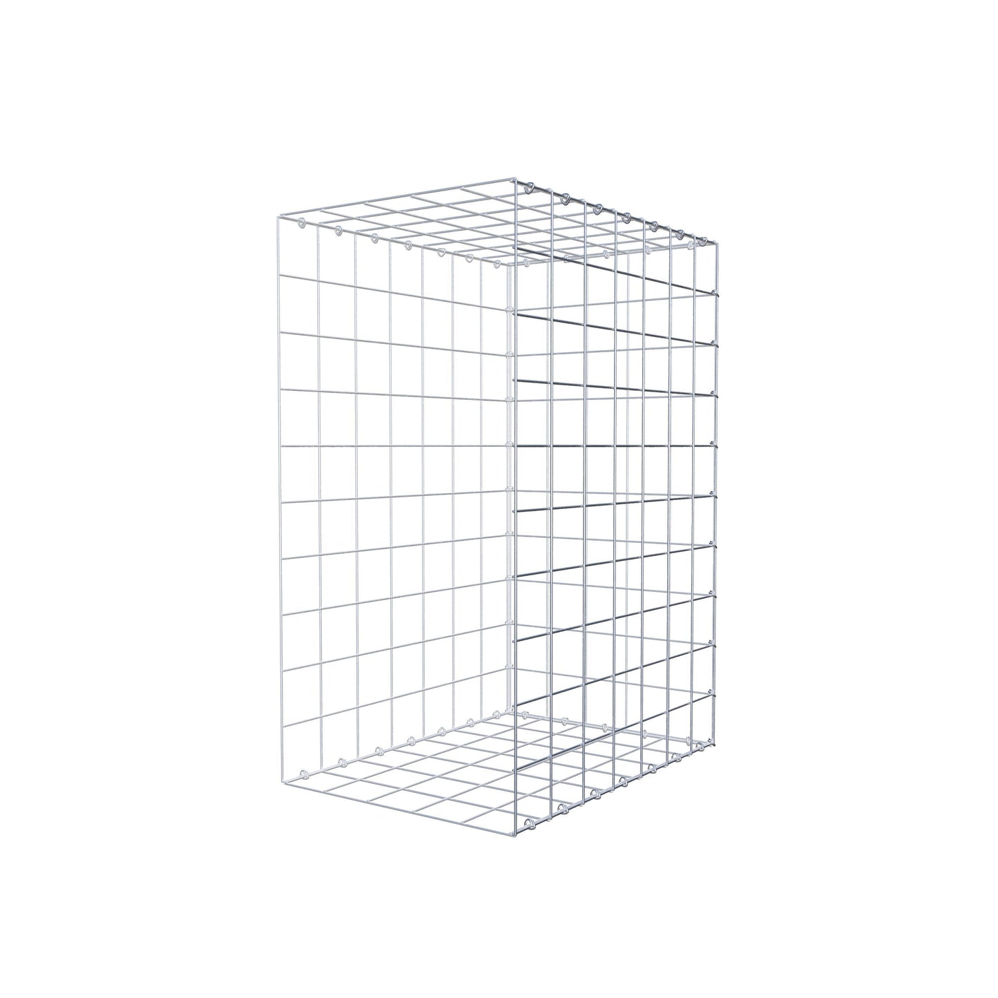 Anbaugabione Typ 2 100 cm x 70 cm x 50 cm (L x H x T), Maschenweite 10 cm x 10 cm, C-Ring