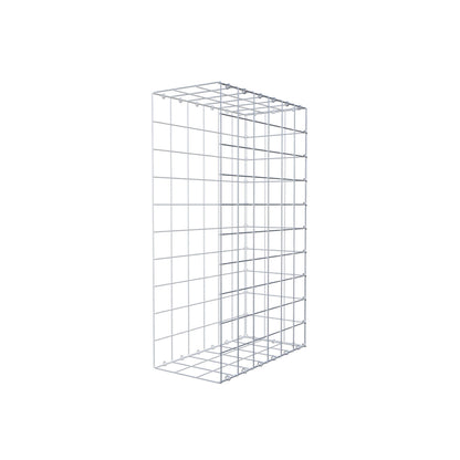 Type 2 oplegkorf 100 cm x 60 cm x 30 cm (L x H x D), maaswijdte 10 cm x 10 cm, C-ring