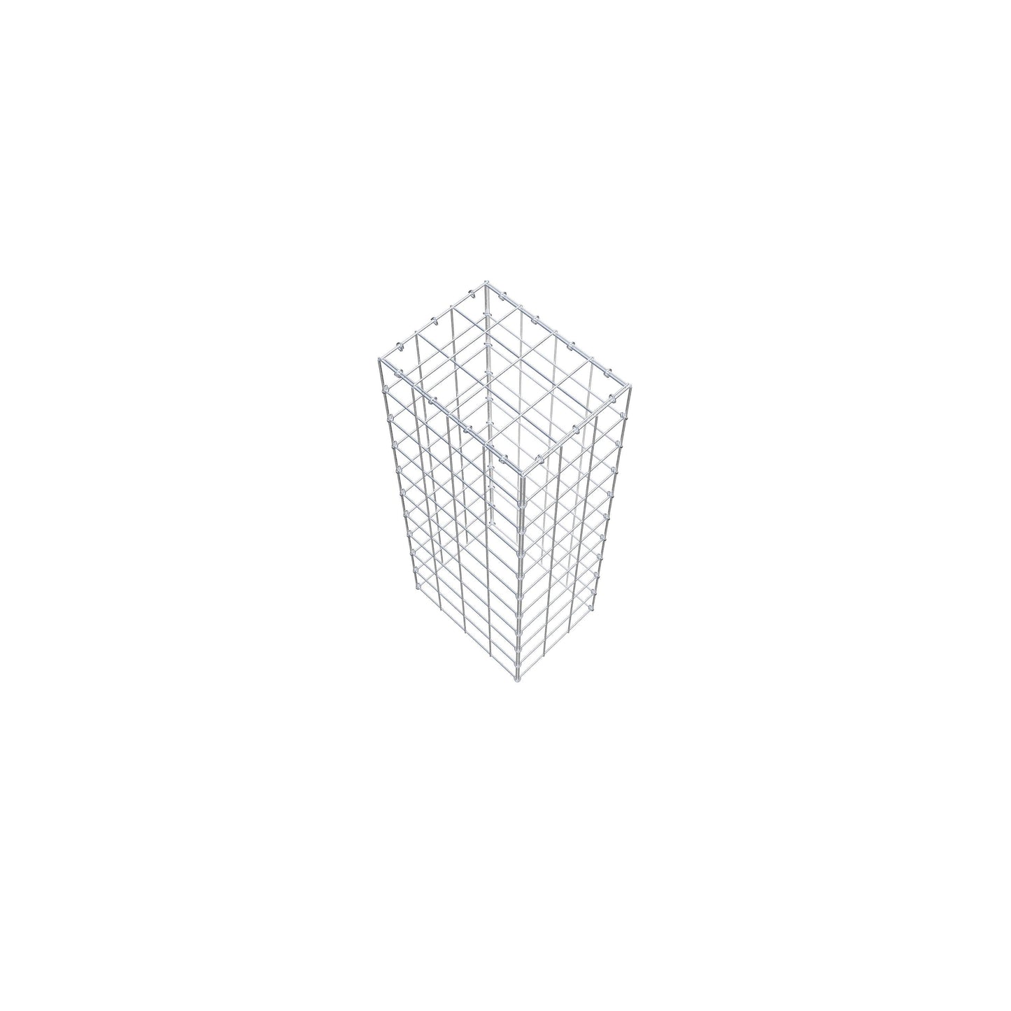 Gavión complementario de tipo 3 100 cm x 40 cm x 30 cm (L x A x P), malla 10 cm x 10 cm, anillo en C