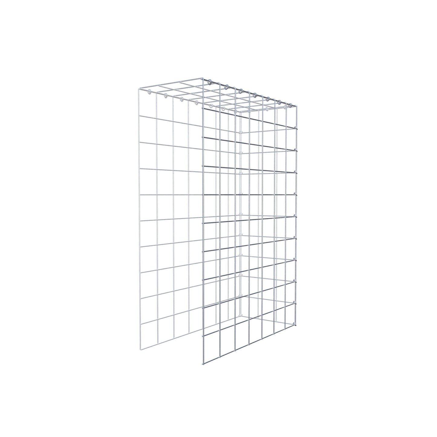 Anbaugabione Typ 4 100 cm x 70 cm x 30 cm (L x H x T), Maschenweite 10 cm x 10 cm, C-Ring