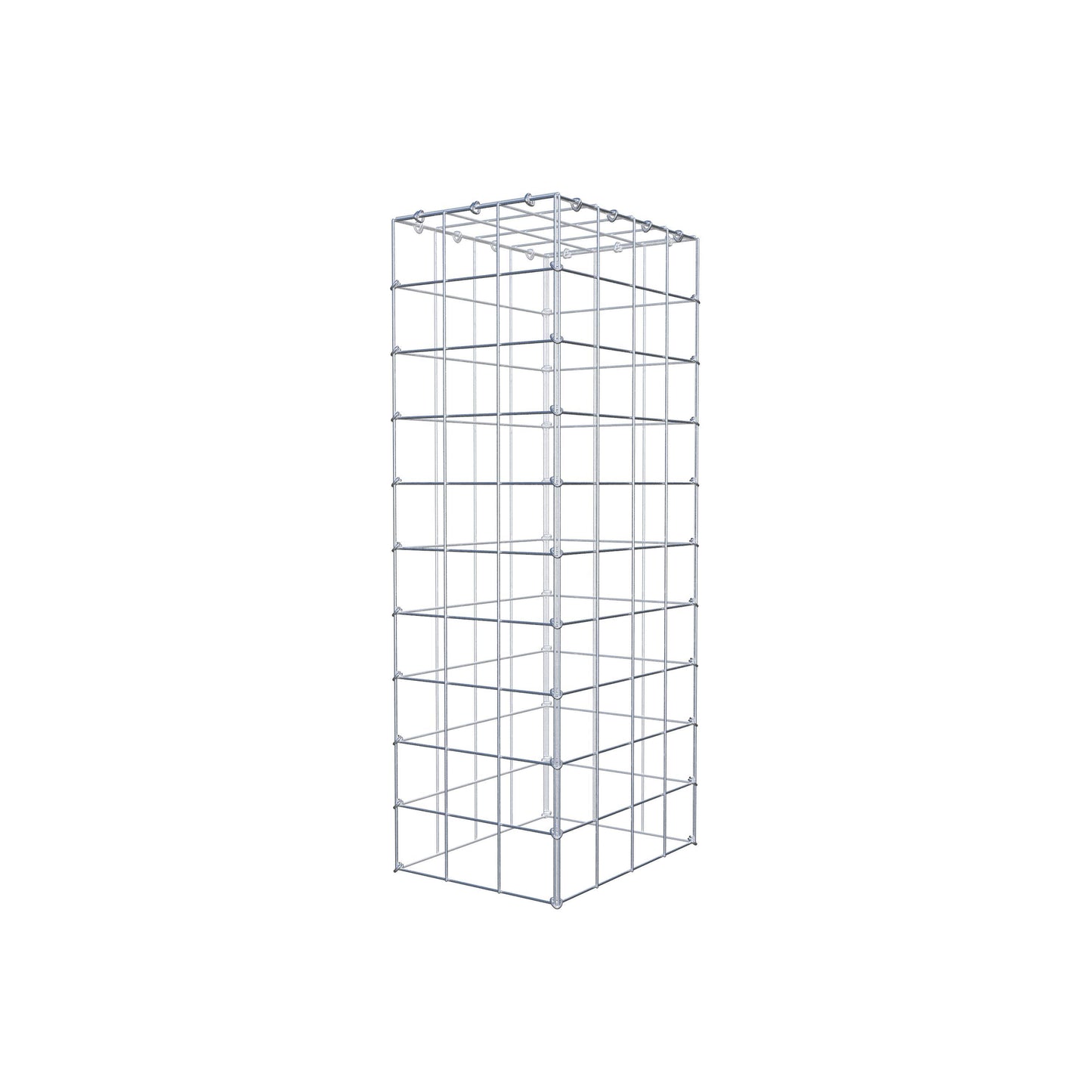 Gavión complementario de tipo 3 100 cm x 40 cm x 30 cm (L x A x P), malla 10 cm x 10 cm, anillo en C
