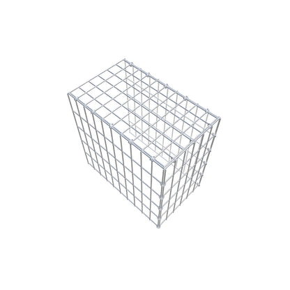 Opbouw schanskorf type 4 50 cm x 50 cm x 30 cm (L x H x D), maaswijdte 5 cm x 10 cm, C-ring