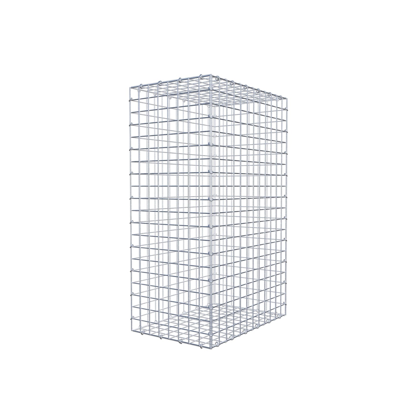 Gabione 100 cm x 60 cm x 40 cm (L x H x T), Maschenweite 5 cm x 5 cm, C-Ring