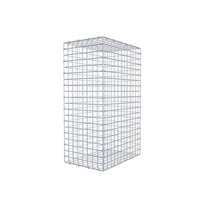 Gabione 100 cm x 60 cm x 40 cm (L x H x T), Maschenweite 5 cm x 5 cm, C-Ring