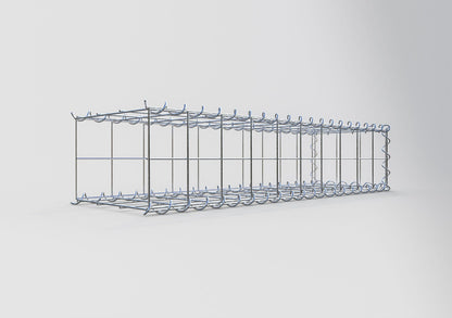 Add-on schanskorf type 2 100 cm x 20 cm x 30 cm (L x H x D), maaswijdte 10 cm x 10 cm, spiraalvormig