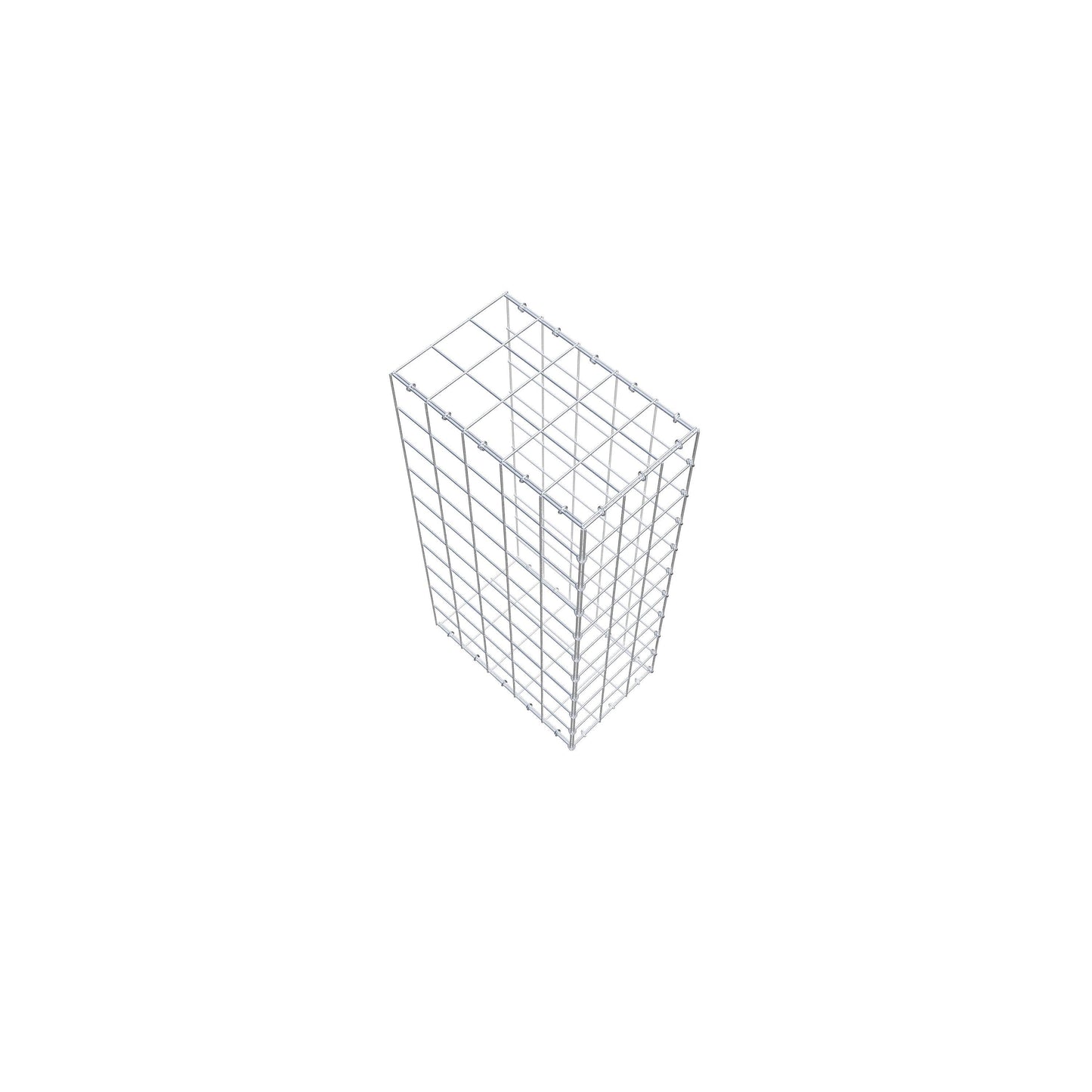 Anbaugabione Typ 2 100 cm x 50 cm x 30 cm (L x H x T), Maschenweite 10 cm x 10 cm, C-Ring