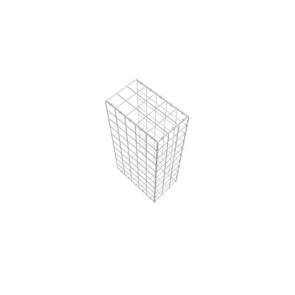 Anbaugabione Typ 2 100 cm x 50 cm x 30 cm (L x H x T), Maschenweite 10 cm x 10 cm, C-Ring
