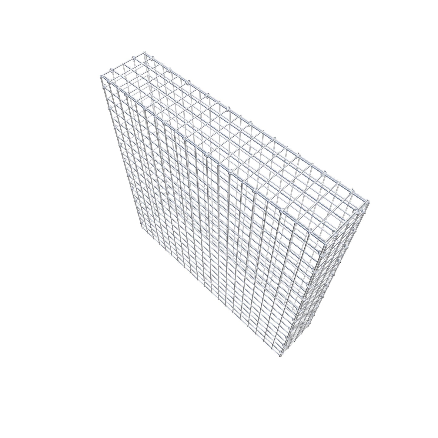 Gavión adicional tipo 3 100 cm x 100 cm x 20 cm (L x A x P), malla 5 cm x 5 cm, anillo en C