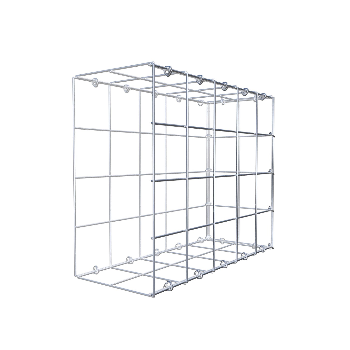 Gabião Tipo 2 50 cm x 40 cm x 20 cm (C x A x P), malhagem 10 cm x 10 cm, anel C
