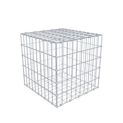 Schanskorf 50 cm x 50 cm x 50 cm (L x H x D), maaswijdte 5 x 10 cm, spiraalring