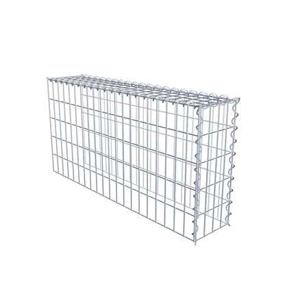 Add-on schanskorf type 4 100 cm x 50 cm x 20 cm (L x H x D), maaswijdte 5 cm x 10 cm, spiraalvormig