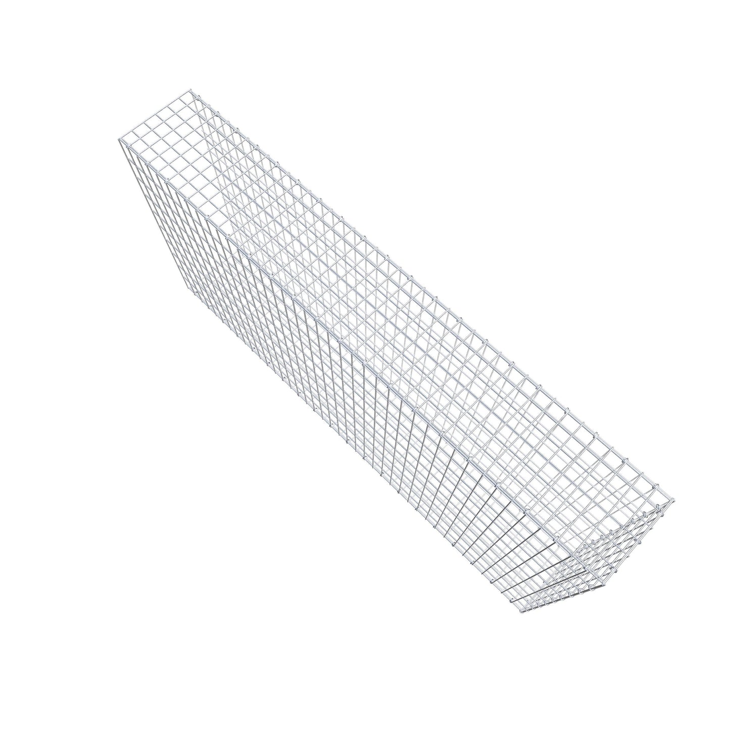 Mounted gabion type 2 200 cm x 100 cm x 30 cm, mesh size 5 cm x 10 cm, C-ring